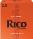 RICO ORANGE BB CLARINET REEDS 2