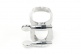 Ligature Couvre-bec Rico Sax Soprano Plaquée Nickel