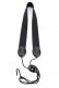 SAXOPHONE STRAP TENOR/BARITONE BLACK NYLON