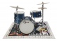CLB-NGHT Tapis Club Series 1.63 X 1.42M Antidérapant Jazz Night
