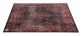 VP185-RBL - VINTAGE PERSIAN STAGE / DRUM MAT 1.85 X 1.60M ANTI-SLIP - BLACK RED
