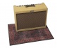 VPA-BLR VINTAGE PERSIAN PEDALAMP 80 X 60CM ANTI-SLIP BLACK RED