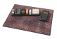VPA-BLR VINTAGE PERSIAN PEDALAMP 80 X 60CM ANTI-SLIP BLACK RED