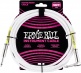 10' STRAIGHT / ANGLE INSTRUMENT CABLE WHITE