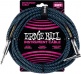 25' BRAIDED STRAIGHT / ANGLE INSTRUMENT CABLES BLACK / BLUE