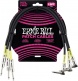 1.5' STRAIGHT / ANGLE PATCH CABLE 3-PACK BLACK