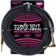 INSTRUMENT CABLE WOVEN SHEATH JACK/JACK ANGLED 5,5M BLACK