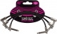 Cables Instrument Patch Pack de 3 - Coudé Fin & Plat - 15 CM