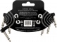 PATCH CABLE FLEX 7,5CM - PACK 3 BLACK