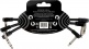 Cable Patch Flex 15CM - Pack 3 Noir