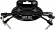 PATCH CABLE FLEX 15CM - PACK 3 BLACK
