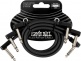 PATCH CABLE FLEX 30CM - PACK 3 BLACK