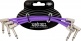 PATCH CABLE FLEX 15CM - PACK 3 PURPLE