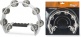 Tambourin 1/2 Lune 16 Cymbalettes Blanc