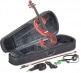 EVN 4/4 SET VIOLON ELECTRIQUE - ROUGE