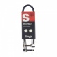 SPC030L DL CABLE DE PATCH MONO JACK/JACK (M/M COUD) 30 CM MTAL
