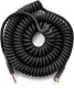 Coil cable 9m Black