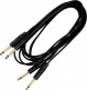 JUSTKEY2 Cable Audio 2xjack Mono 2M