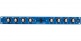 ORBIT.6 ISO/X-Fader, Rackmount Mixer, blue