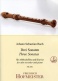 BACH J.S. - 3 SONATES - FLUTE A BEC ALTO