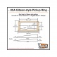 EM1 GIBSON-STYLE PU RING WITH SCREWS CREAM TALL