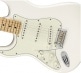 MEXICAN PLAYER STRATOCASTER LHED MN, POLAR WHITE