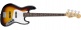 Standard Jazz Bass LRL White Pickguard 3-Color Sunburst