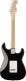 Stratocaster Lh Sonic Mn Black