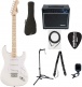 Pack Sonic Stratocaster Ht Mn White Pickguard Arctic White + Complete