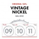 Original 150'S Vintage Nickel 9-42