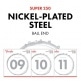 SUPER 250 NICKEL PLATED STEEL 8-38