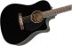 CD-60SCE DREADNOUGHT WLNT, BLACK