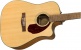 CD-140SCE DREADNOUGHT WLNT, NATURAL W-CASE