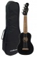 Venice Uke Soprano Wn Black + Housse