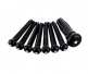 Bridge Pin Set, Black With White Dot (7)