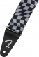 Wavy Checkerboard Polyester Strap, Gray