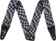 Wavy Checkerboard Polyester Strap, Gray