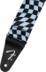 Wavy Checkerboard Polyester Strap, Blue
