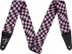 Wavy Checkerboard Polyester Strap, Pink