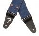 FENDER X WRANGLER RIVETED DENIM STRAP INDIGO