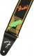 NEON MONOGRAMMED STRAP, GREEN/ORANGE