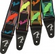 NEON MONOGRAMMED STRAP, GREEN/BLUE