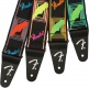 NEON MONOGRAMMED STRAP, YELLOW/PINK
