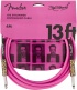 JOE STRUMMER 13' INSTRUMENT CABLE, PINK LEOPARD