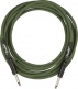 STRUMMER PRO 13' INSTRUMENT CABLE, DRAB GREEN