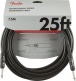 PROFESSIONAL INSTRUMENT CABLE, STRAIGHT/STRAIGHT, 25', BLACK