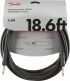 PROFESSIONAL INSTRUMENT CABLE, STRAIGHT/STRAIGHT, 18.6', BLACK