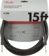 Professional Instrument Cable, Straight/Straight, 15', Black