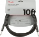 PROFESSIONAL INSTRUMENT CABLE, STRAIGHT/STRAIGHT, 10', BLACK