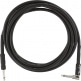 PROFESSIONAL INSTRUMENT CABLE, STRAIGHT-ANGLE, 10', BLACK